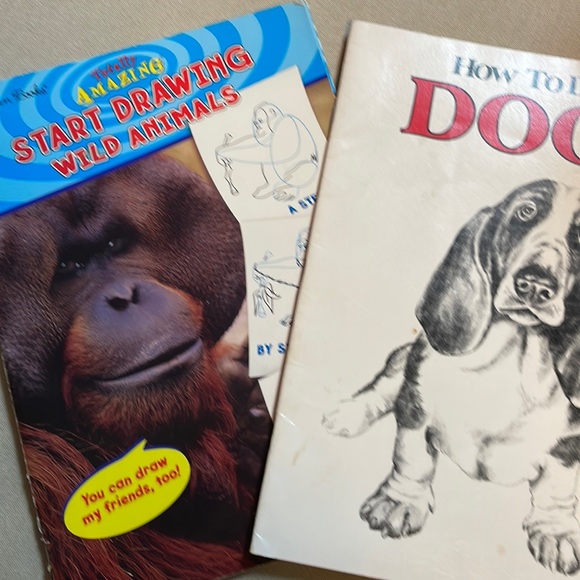 📚2/$6  2-Book Bundle Learn to Draw Animals - Picture 1 of 16